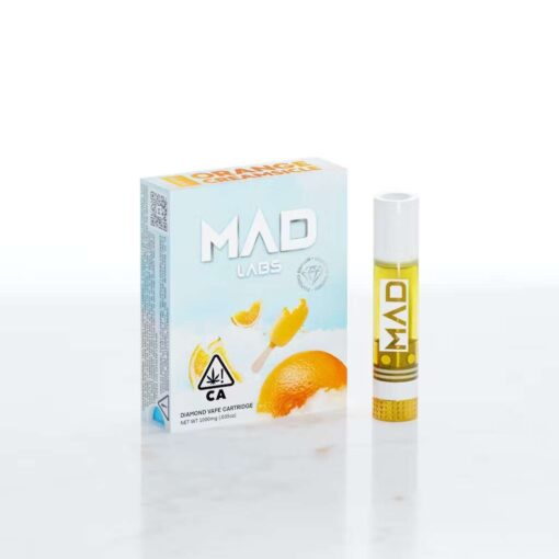 mad labs flavors diamond cartridge 1g orange creamsicle